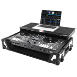 ATA Style Road Case For Rane ONE DJ Controller Limited Edition White Black w/ Sliding Laptop Shelf and Wheels
