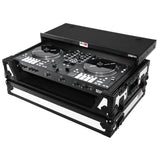 ATA Style Road Case For Rane ONE DJ Controller Limited Edition White Black w/ Sliding Laptop Shelf and Wheels