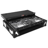 ATA Style Road Case For Rane ONE DJ Controller Limited Edition White Black w/ Sliding Laptop Shelf and Wheels