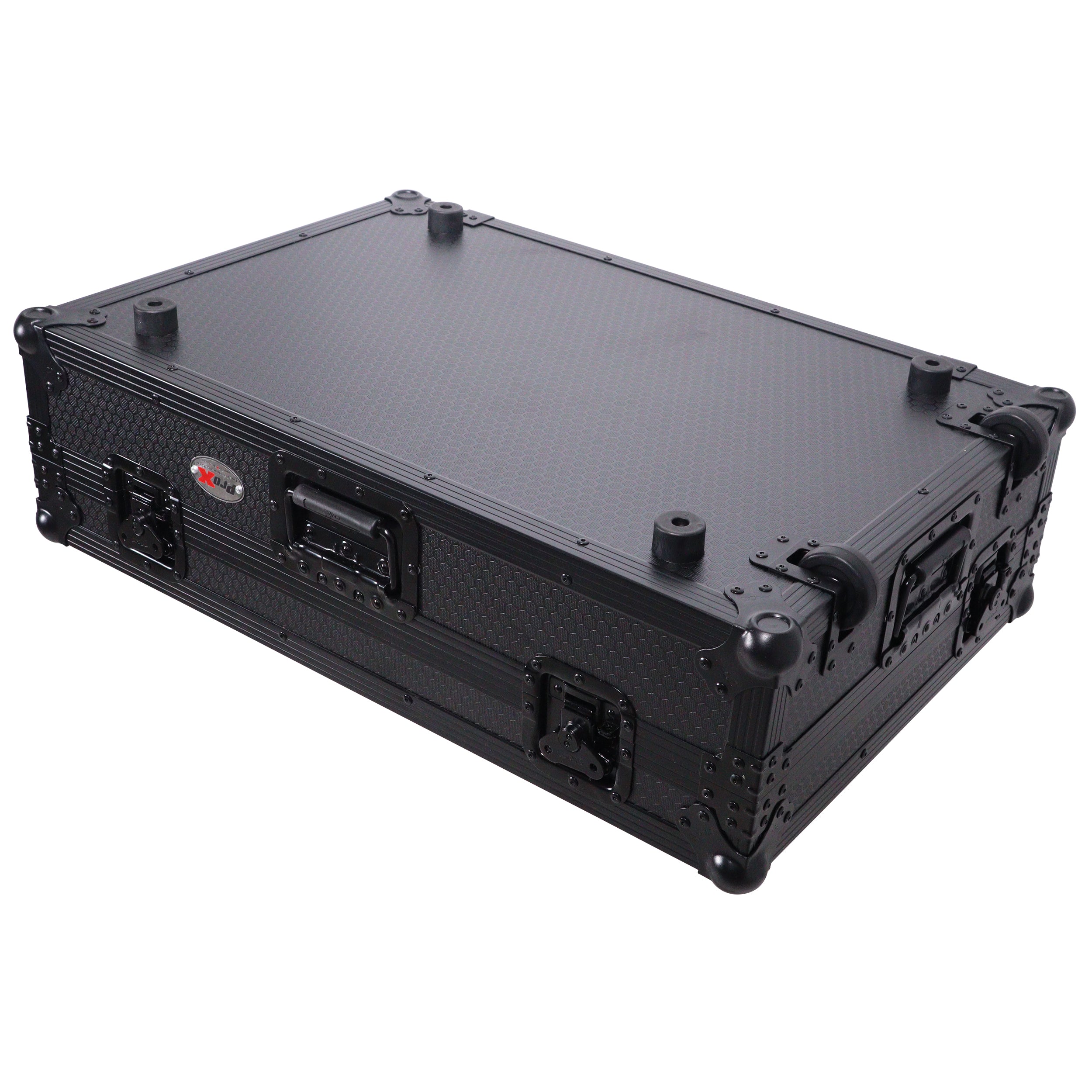 Flight Case For RANE SYSTEM ONE Dj Controller Wheels Black on Black 1U