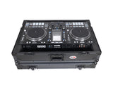Flight Case For RANE SYSTEM ONE Dj Controller Wheels Black on Black 1U