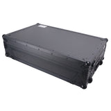 Flight Case For RANE SYSTEM ONE Dj Controller Sliding Laptop Shelf & Wheels Black on Black LED Kit 1U