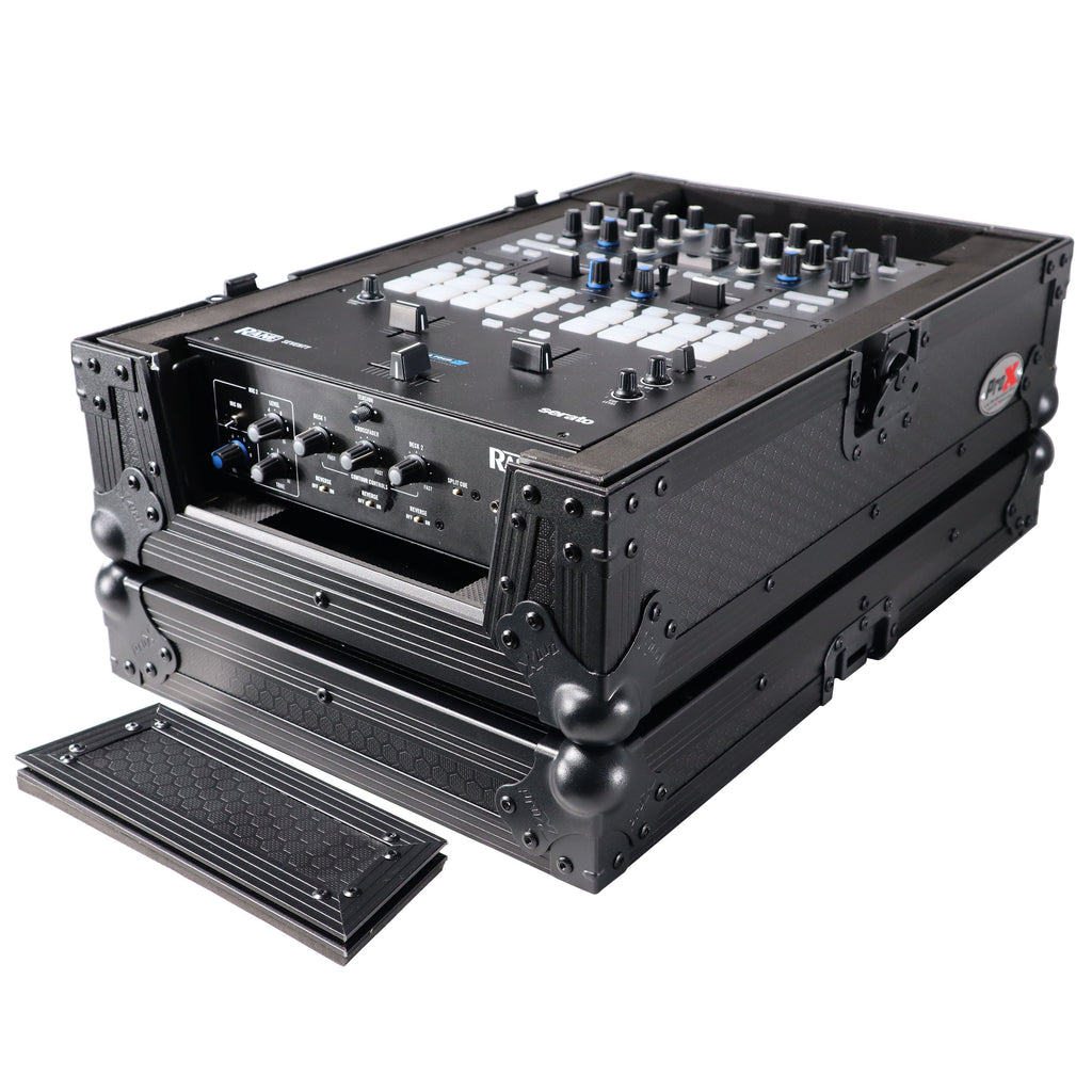 Flight Case for Rane Seventy-Two 72 and Rane Seventy DJ Mixer | Black on Black