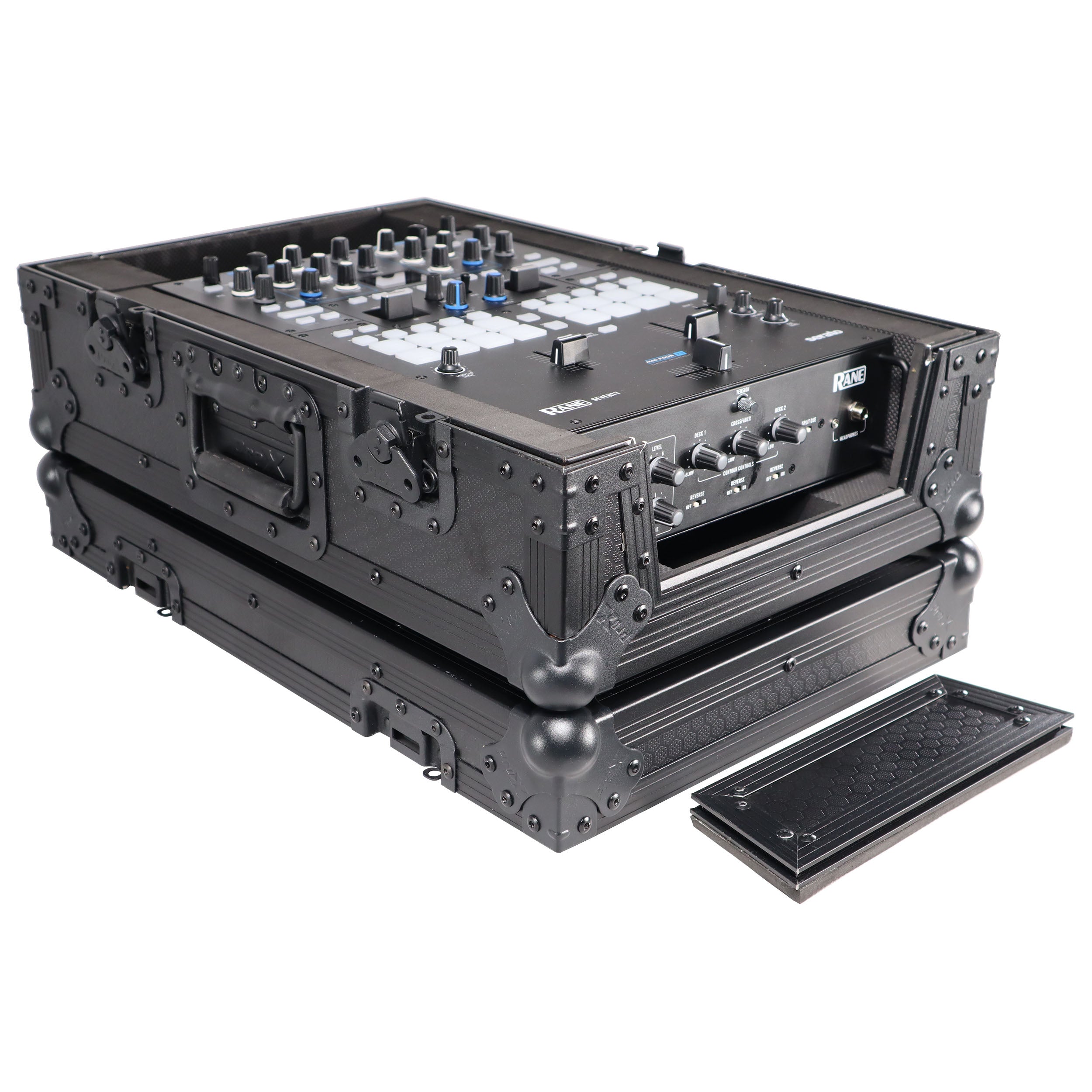 Flight Case for Rane Seventy-Two 72 and Rane Seventy DJ Mixer | Black on Black