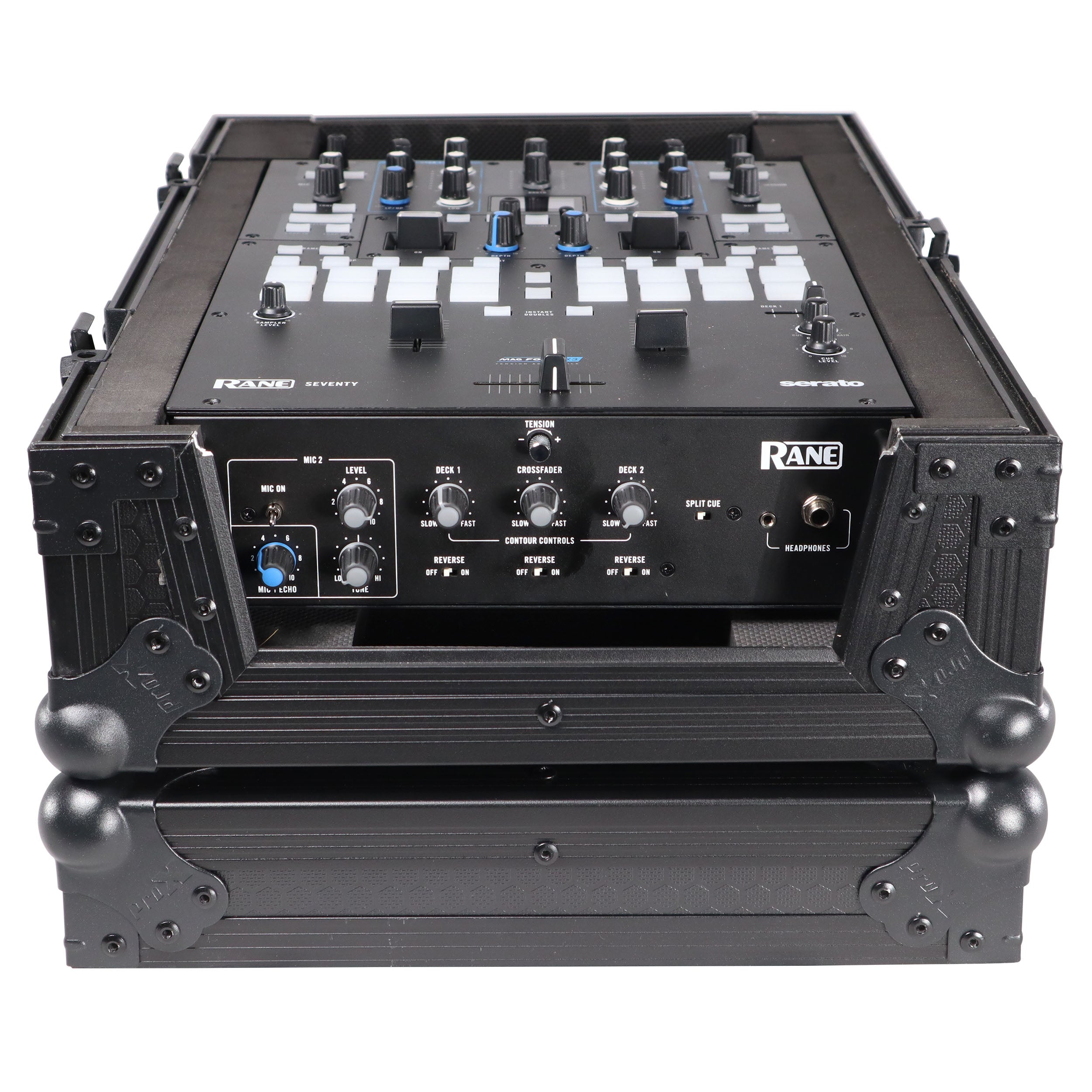 Flight Case for Rane Seventy-Two 72 and Rane Seventy DJ Mixer | Black on Black