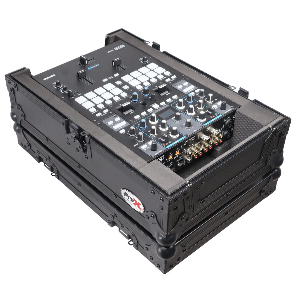 Flight Case for Rane Seventy-Two 72 and Rane Seventy DJ Mixer | Black on Black