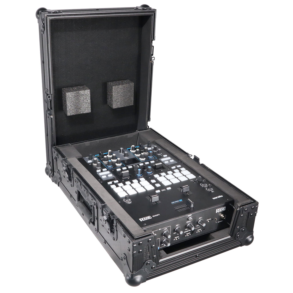 Flight Case for Rane Seventy-Two 72 and Rane Seventy DJ Mixer | Black on Black