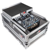 11" DJ Mixer Road Case W/Laptop Shelf for Rane Seventy-Two 72 and Rane Seventy