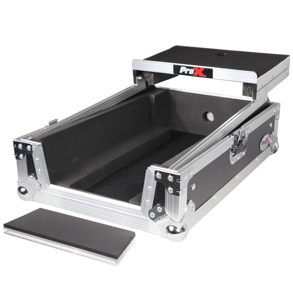 11" DJ Mixer Road Case W/Laptop Shelf for Rane Seventy-Two 72 and Rane Seventy
