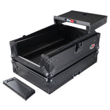 11" DJ Mixer Road Case W/Laptop Shelf for Rane Seventy-Two 72 and Rane Seventy (Black on Black)