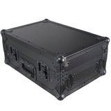 11" DJ Mixer Road Case W/Laptop Shelf for Rane Seventy-Two 72 and Rane Seventy (Black on Black)