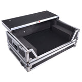 ATA Style Flight Case for Pioneer DDJ-REV7 & DDJ-1000 SRT DJ Controller with 2U Rack Space Laptop Shelf Wheels LED kit
