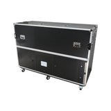 Large Mixing Console Case 3x side by side 2x 12U & 10U Shock Mount Slam Rack