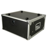 4U Vertical Shockmount Rack Case 14" Depth with Dual Top Sliding Slam Doors