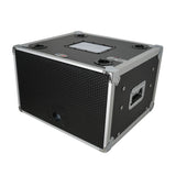 6U Vertical Shockmount Rack Case 14" Depth with Dual Top Sliding Slam Doors