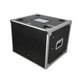 8U Vertical Shockmount Rack Case 14" Depth with Dual Top Sliding Slam Doors