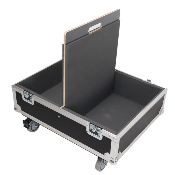 Universal Dual Speaker Flight Case Fits (2) 25x20x13 inch - JBL Eon one and simillar