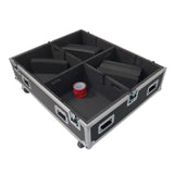 Universal Dual Speaker Flight Case Fits (4) 26x20x15 inch