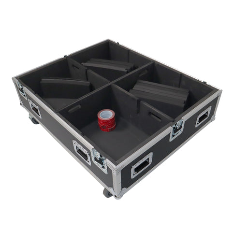Universal Dual Speaker Flight Case Fits (4) 26x20x15 inch
