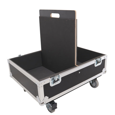 Universal Dual Speaker Flight Case Fits (2) 25x20x13 inch - JBL Eon one and simillar