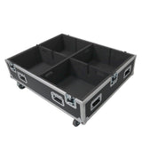Universal Dual Speaker Flight Case Fits (4) 26x20x15 inch