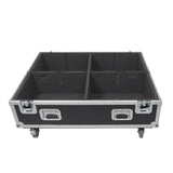 Universal Dual Speaker Flight Case Fits (4) 26x20x15 inch