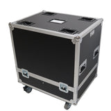Universal Dual Speaker Flight Case Fits (2) 25x20x13 inch - JBL Eon one and simillar