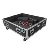 Universal Dual Speaker Flight Case Fits (4) 26x20x15 inch