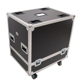 Universal Dual Speaker Flight Case Fits (2) 25x20x13 inch - JBL Eon one and simillar