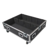 Universal Dual Speaker Flight Case Fits (4) 26x20x15 inch