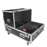 Universal Dual Speaker Flight Case Fits (4) 26x20x15 inch