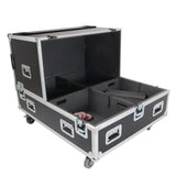 Universal Dual Speaker Flight Case Fits (4) 26x20x15 inch