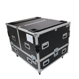 Universal Dual Speaker Flight Case Fits (4) 26x20x15 inch