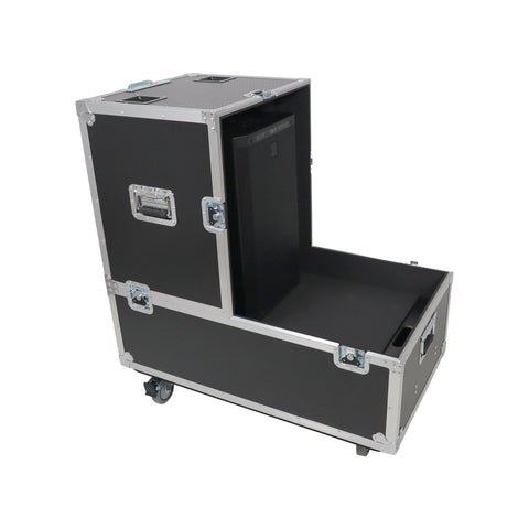 Universal Dual Column Array Combo Case, Holds 2x QSC KC12, RCF Evox J9, Jmix9, J11