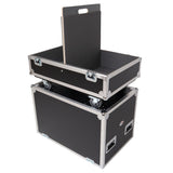 ATA Dual Speaker Flight Case For QSC KC12 Sub 26H x15Wx19L in.