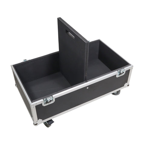 ATA Dual Speaker Flight Case For QSC KW152 RCF TTL 4-A Speakers - 33H x18Wx16L in.