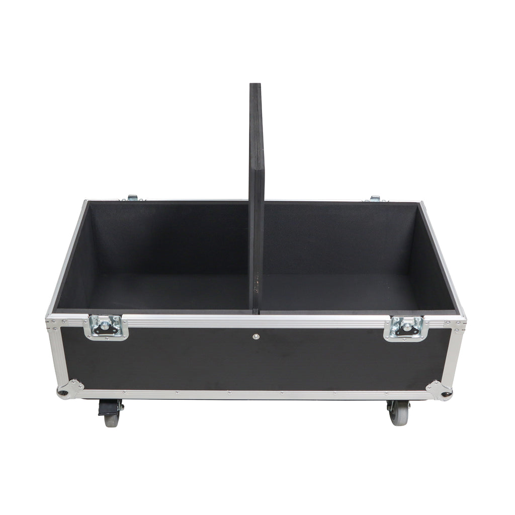 ATA Dual Speaker Flight Case For QSC KW152 RCF TTL 4-A Speakers - 33H x18Wx16L in.