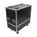 ATA Dual Speaker Flight Case For QSC KW152 RCF TTL 4-A Speakers - 33H x18Wx16L in.