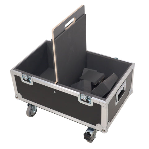 Universal ATA Dual Speaker Flight Case for 2x RCF TTL4 and similar sizes 33"Hx15"Wx12.50"D