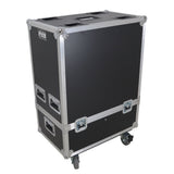 Universal ATA Dual Speaker Flight Case for 2x RCF TTL4 and similar sizes 33"Hx15"Wx12.50"D