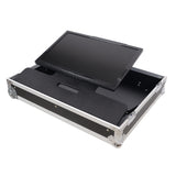 32" LED Floor Monitor LED TV ATA Flight Style Road with Adjustable Angle Tilt and go Low Profile Wheels