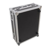 32" LED Floor Monitor LED TV ATA Flight Style Road with Adjustable Angle Tilt and go Low Profile Wheels