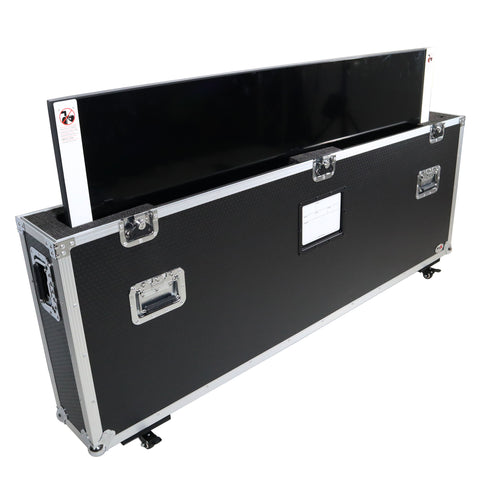 ATA Case For Single 70" to 85" Flatscreen TV Monitor Screen with Top Lid