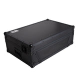2U Flight Road Case For Pioneer DDJ-FLX10 REV5 REV7 DJ Controller with Laptop Shelf Wheels LED Black Finish
