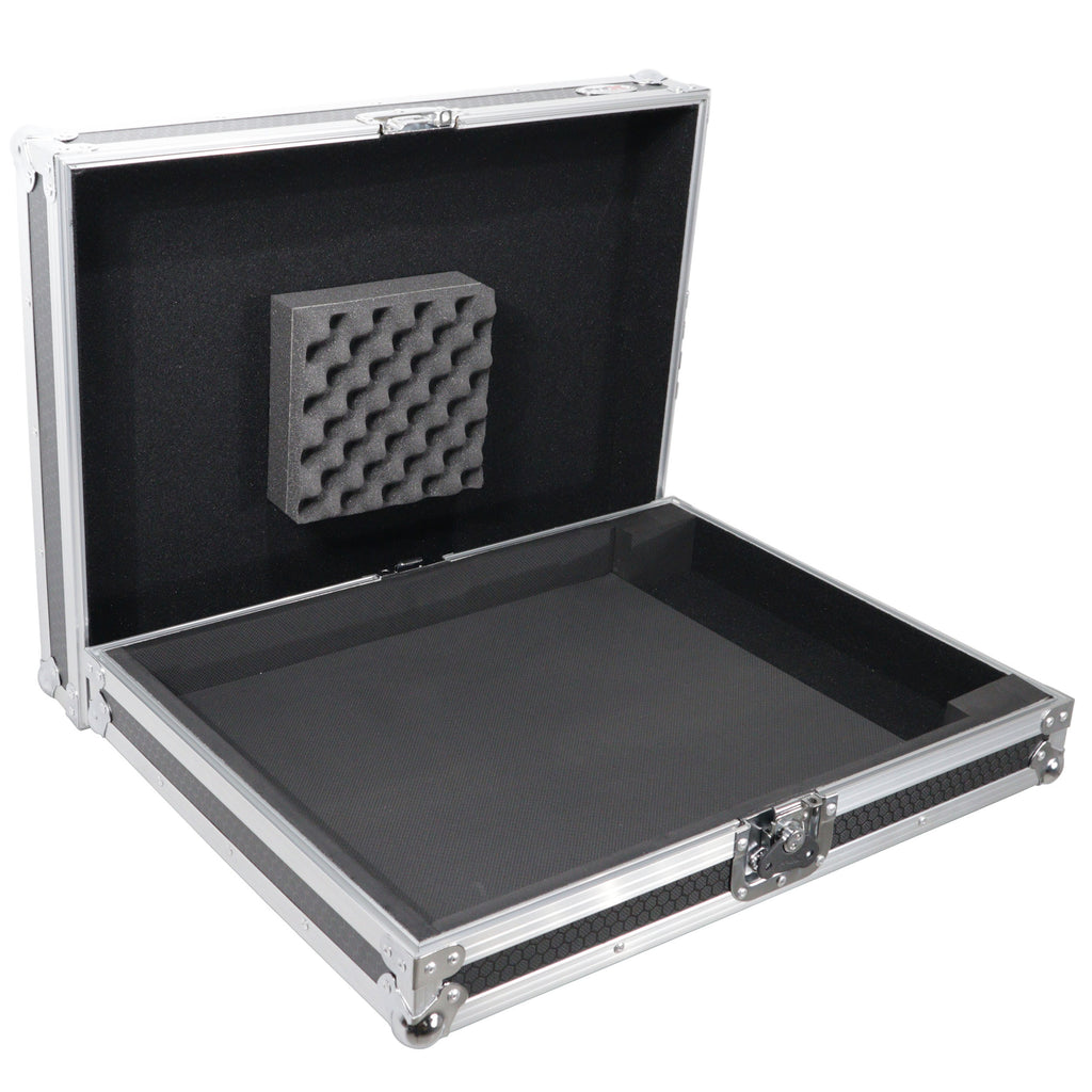 Universal Flight Style Digital Audio Mixer Console Road Case with Foam – Fits up to 18" x 21" Mixers