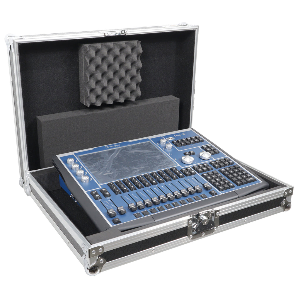 Universal Flight Style Digital Audio Mixer Console Road Case with Foam – Fits up to 18" x 21" Mixers
