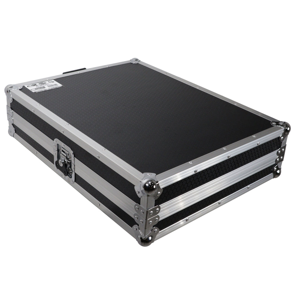 Universal Flight Style Digital Audio Mixer Console Road Case with Foam – Fits up to 18" x 21" Mixers
