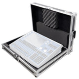 Universal Flight Style Digital Audio Mixer Console Road Case with Foam – Fits up to 18" x 21" Mixers