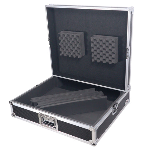 Universal Mixer Road Case for A&H ZED-22FX MACKIE PROFX 22V3 ONYX24 with Diced Foam Fits up to 26