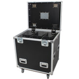 TruckPax Utility ATA Flight Case Truck Storage Road Case with Dividers Tray and 4" in casters – 24"x30"x36" Ext